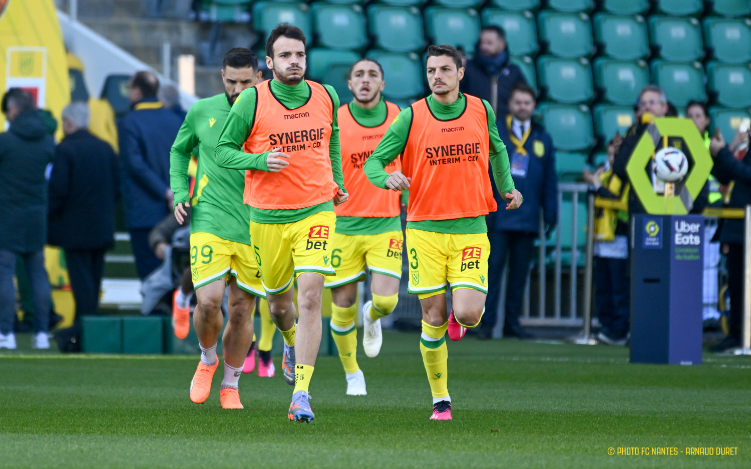 Fc Nantes Rc Lens Fc Nantes La Composition Du Groupe Nantais