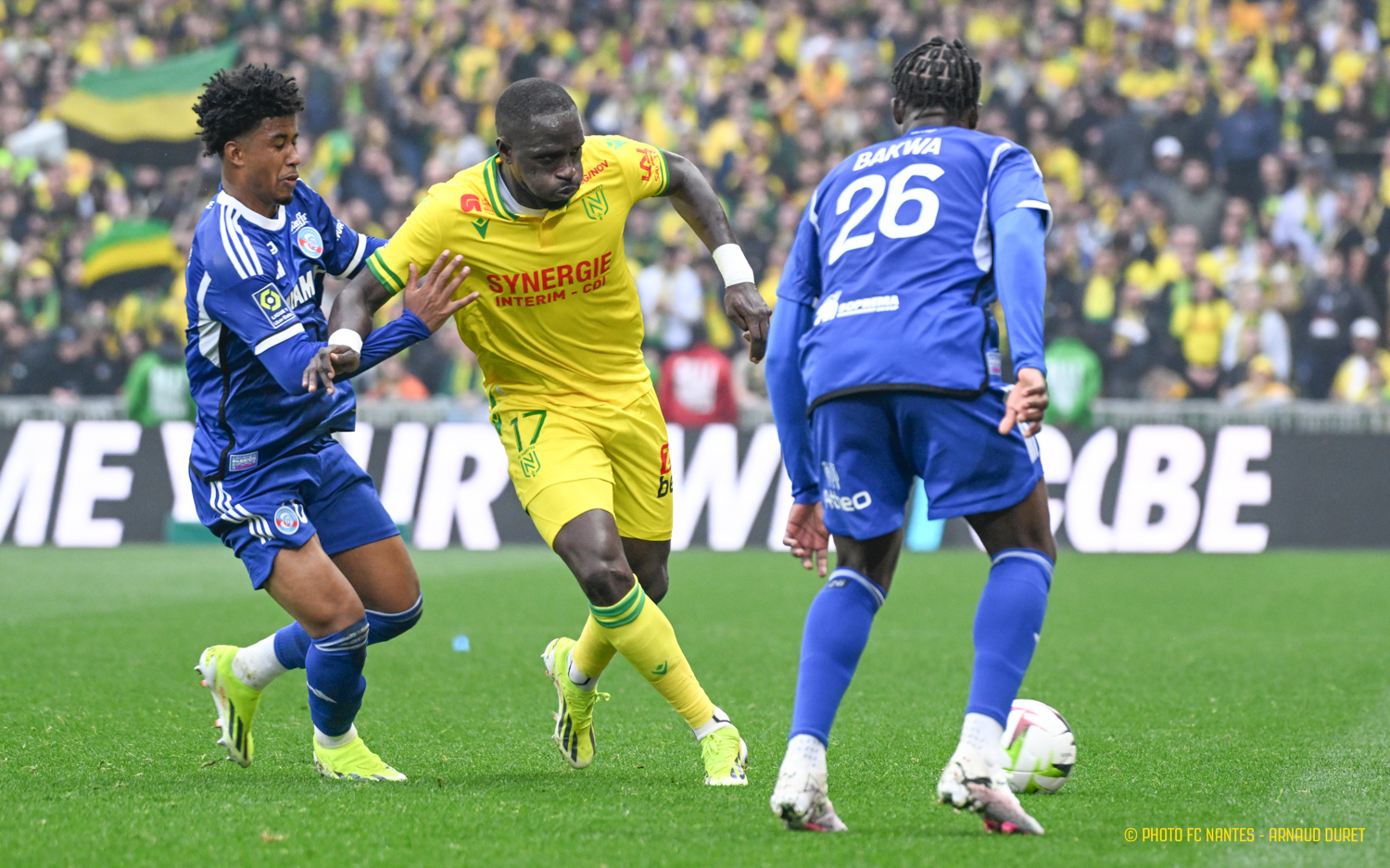 Fc Nantes Fc Nantes Rc Strasbourg La R Action De Moussa Sissoko